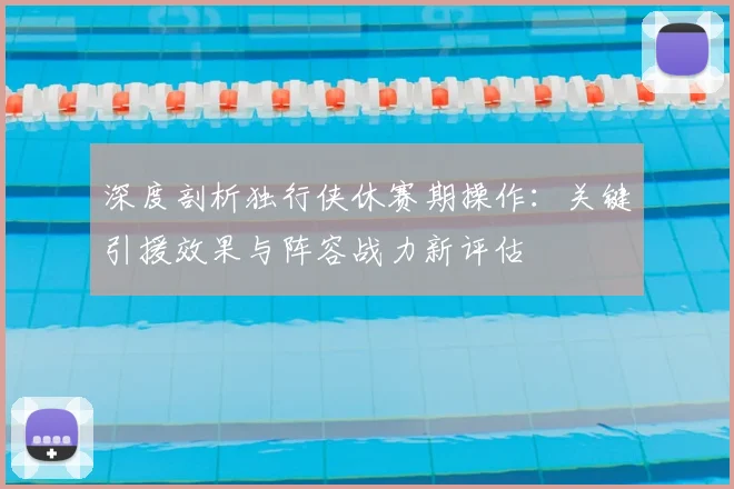 深度剖析独行侠休赛期操作:关键引援效果与阵容战力新评估